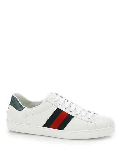 gucci sneaker bianco|gucci white sneakers for men.